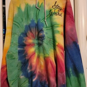 Stay Weird Tie Dye Hoodie